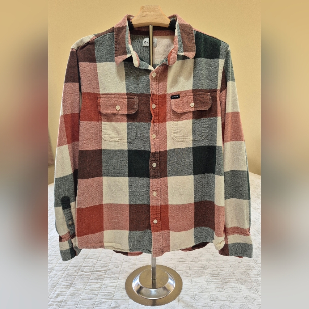 Matix Clothing Company Red and Black Men's Plaid Shirt